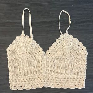 Crochet crop top